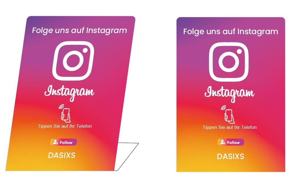 DASIXS NFC-Aufsteller M Personalliesierbar